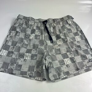 Huk Mens Pursuit Printed Volley Shorts Size XL